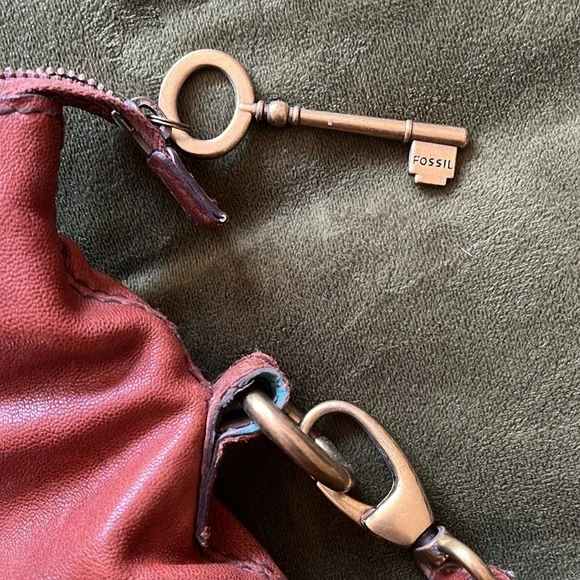 Fossil Brown Leather Women's Bag - Picture 5 of 5